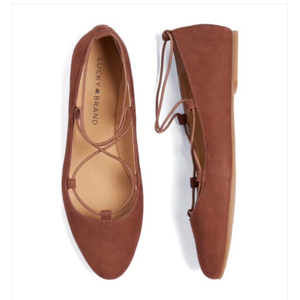 COPY - Lucky Brand Aviee Lace Up Flat